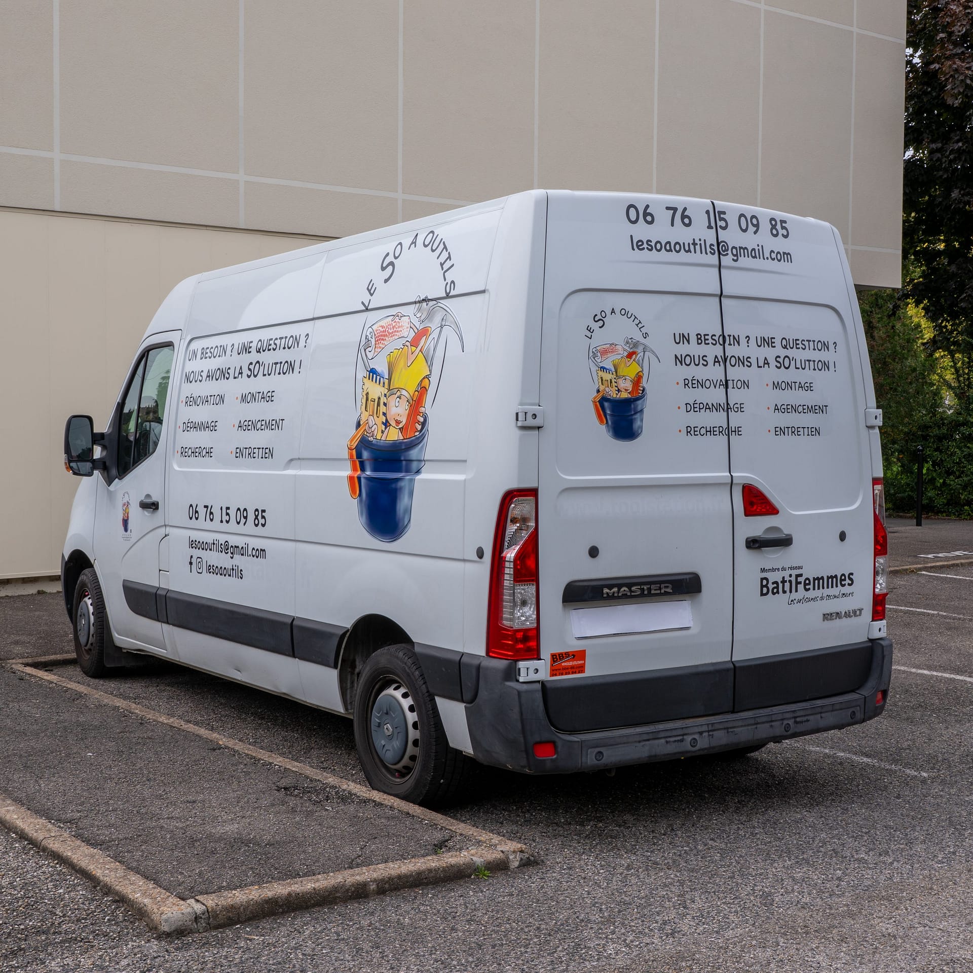 flocage utilitaire chantier à caluire-et-cuire pret de lyon-1